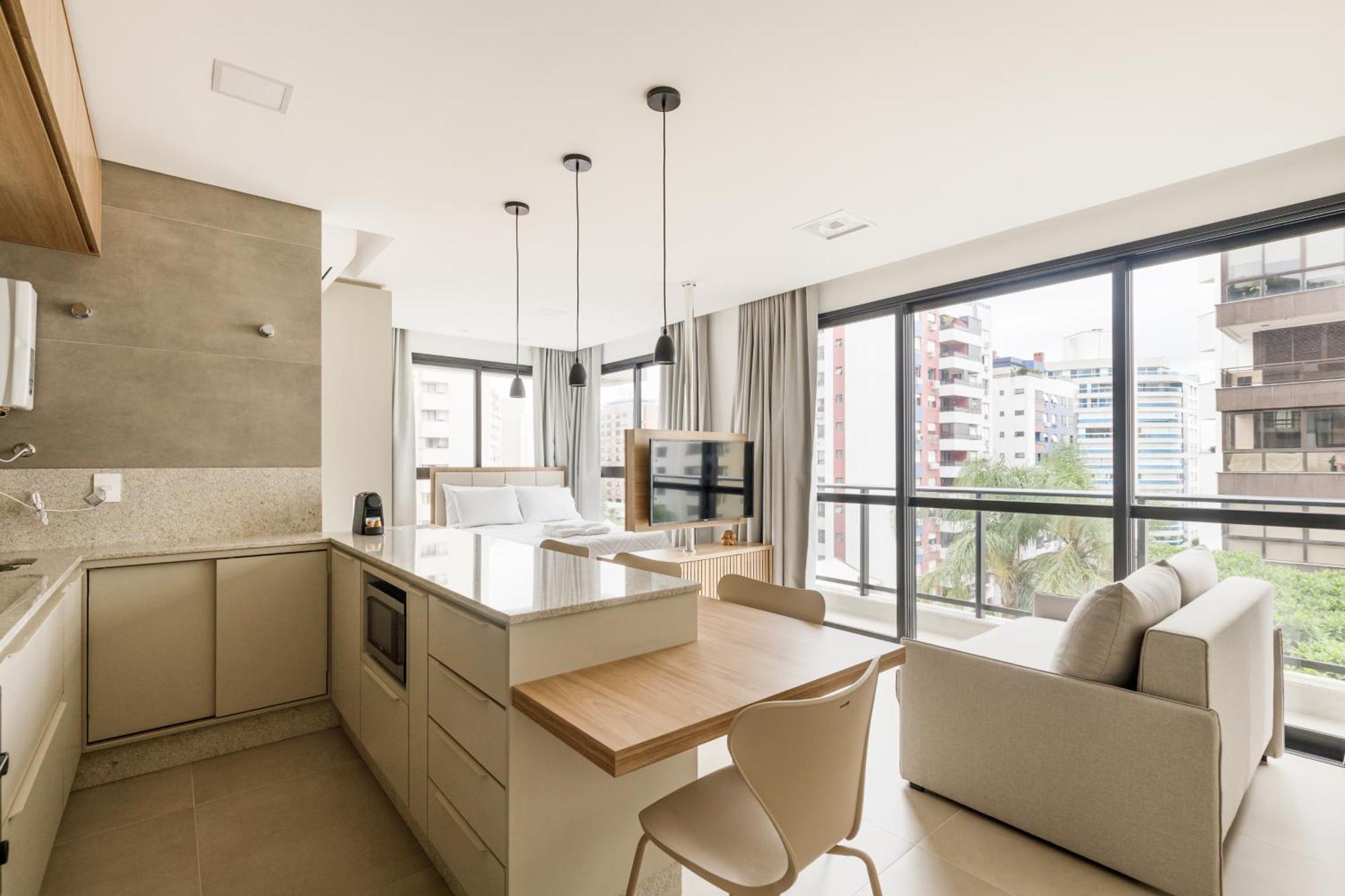 Zee Studios A 200M Da Beira-Mar Norte Florianópolis 外观 照片
