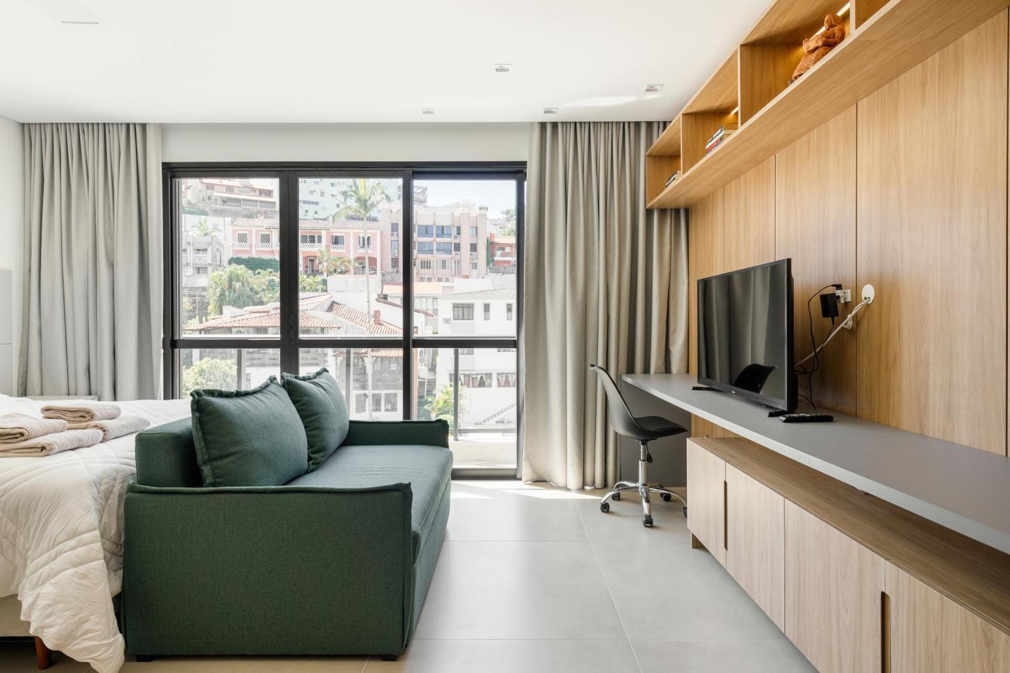 Zee Studios A 200M Da Beira-Mar Norte Florianópolis 客房 照片